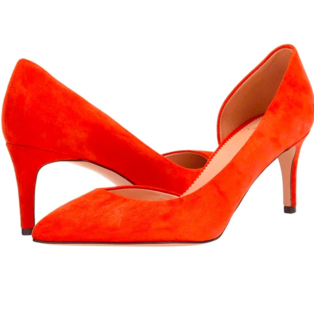 J.Crew Lucie Suede d'orsay Pumps Size 6